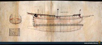 mnm_pb_album_06_05 jabeque de 14 cañones. Jorge Juan y Santacilla. C. 1750.jpg