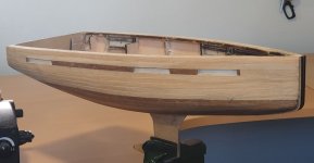 Pieza de proa antes del lijado.jpg Pieza de proa antes del lijado.jpg