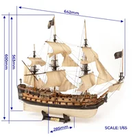 Maqueta-de-barco-pirata-Royal-Fortune-OcCre-medidas.webp