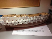 HMS Vanguard. Segundo forrado 13.JPG