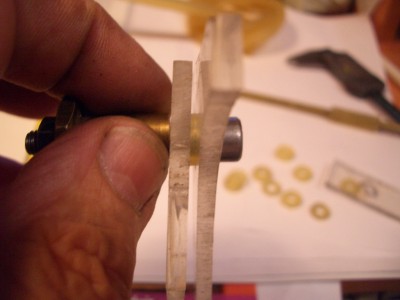 Junta silicona colocada 3,5 mm de espesor, sin apretar
