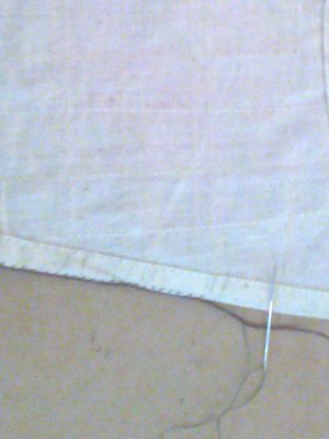 Detalle de las puntadas.