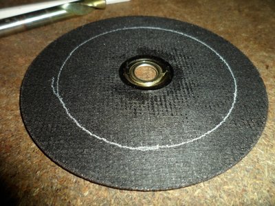 Otra vista disco pintado...