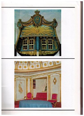 Espejo de popa e interior de los camarotes de la escuna &quot; Amphion &quot; construida por F. H. af Chapman, 1779