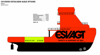 Diseño final del casco. Solo sirve como orientación para ver hacia donde he de ir y tener una idea de la forma final