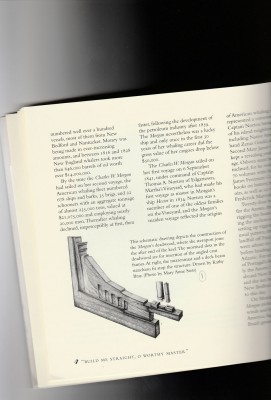 01	Imagen del libro sobre el Morgan escaneada, en la que se aprecia el codaste y las cajas donde se alojan las cuadernas de reviro de popa.