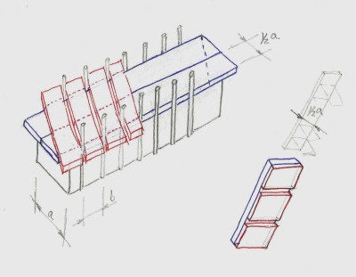 SOPORTE DE LOS ESCALONES