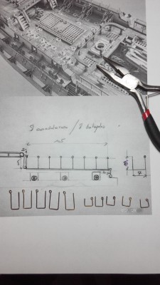 Construcción de los candeleros.