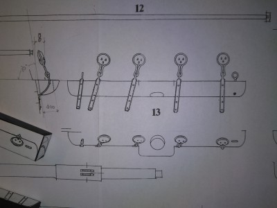 foto del plano con anotaciones