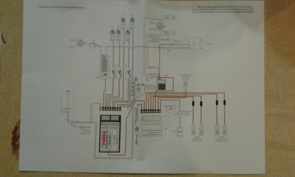 esquema de montaje de la electrónica