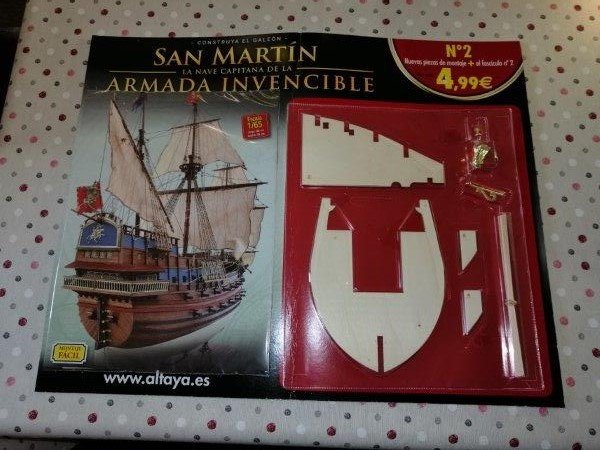 Re: kit altaya ,galeón san martin por antonio