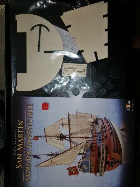 Re: Kit Altaya ,Galeón San Martín por Antonio