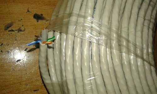 Este es el cable de Internet