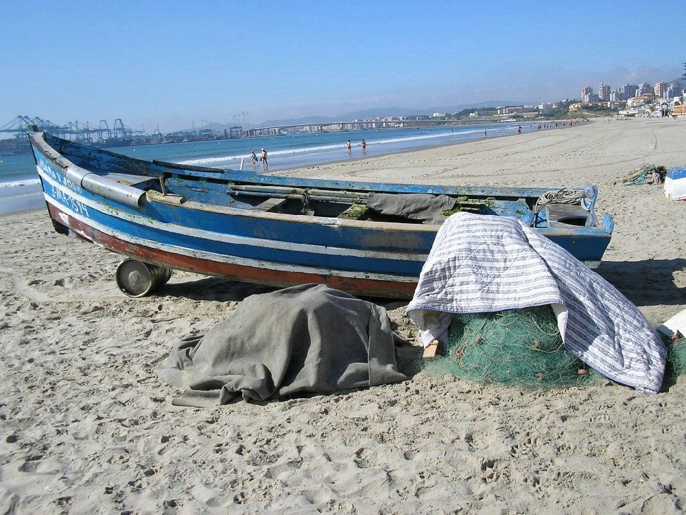 Patera Juana y José, playa del Rinconcillo, Algeciras