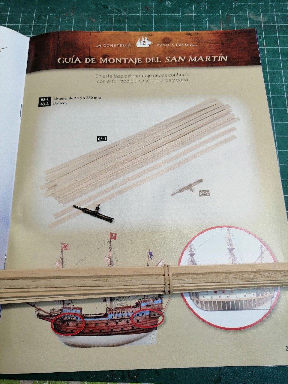 Re: Kit Altaya ,Galeón San Martín por Antonio