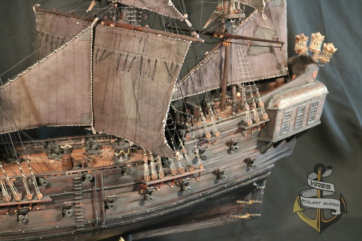 La Perla Negra a escala 1:50 desde los planos de Mellpapa completada