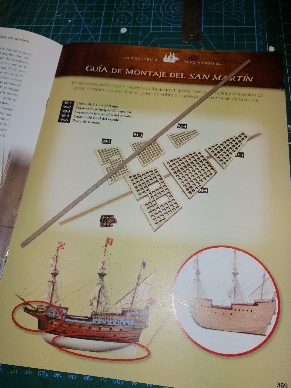 Re: Kit Altaya ,Galeón San Martín por Antonio