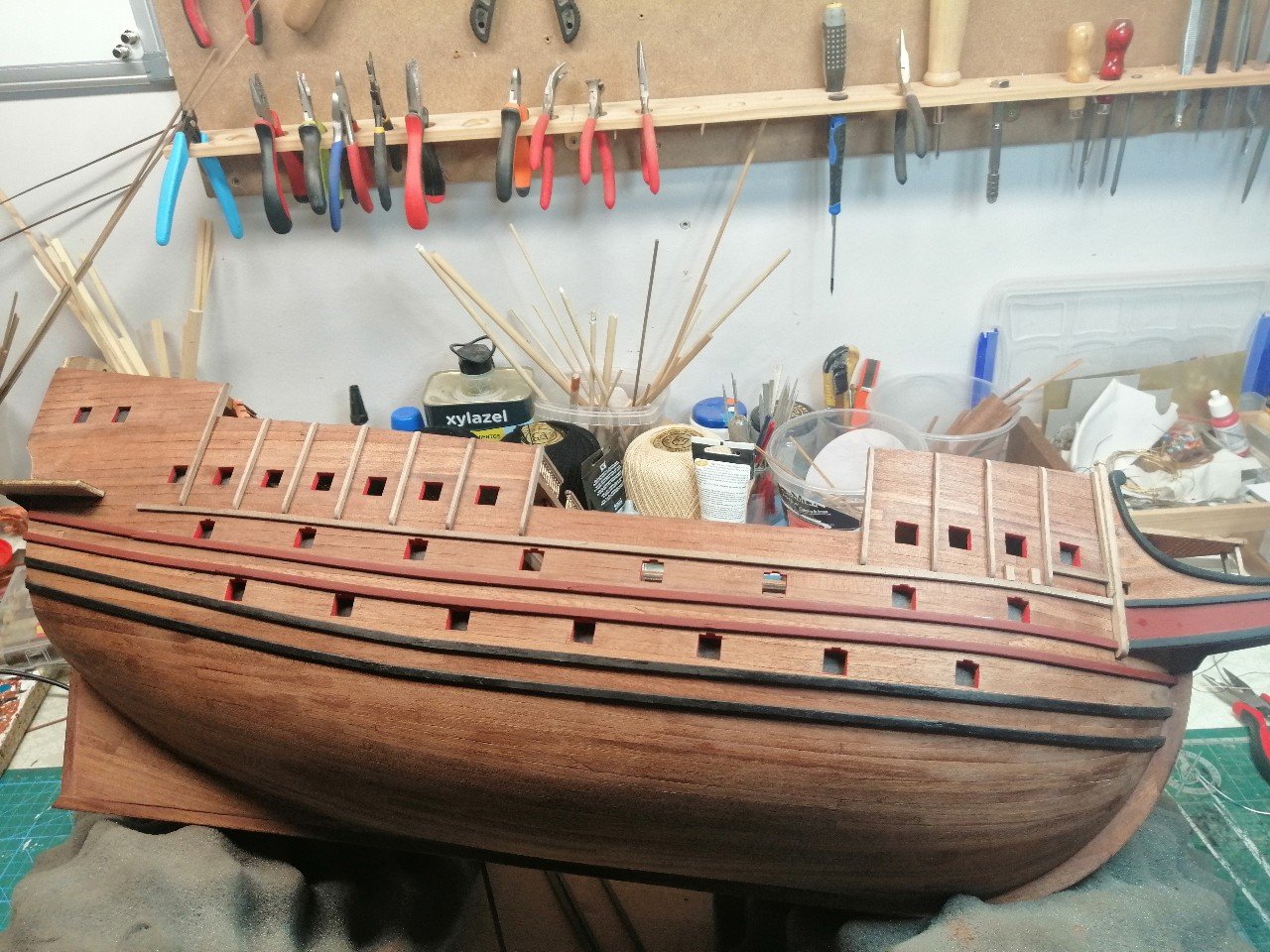 Re: Kit Altaya ,Galeón San Martín por Antonio