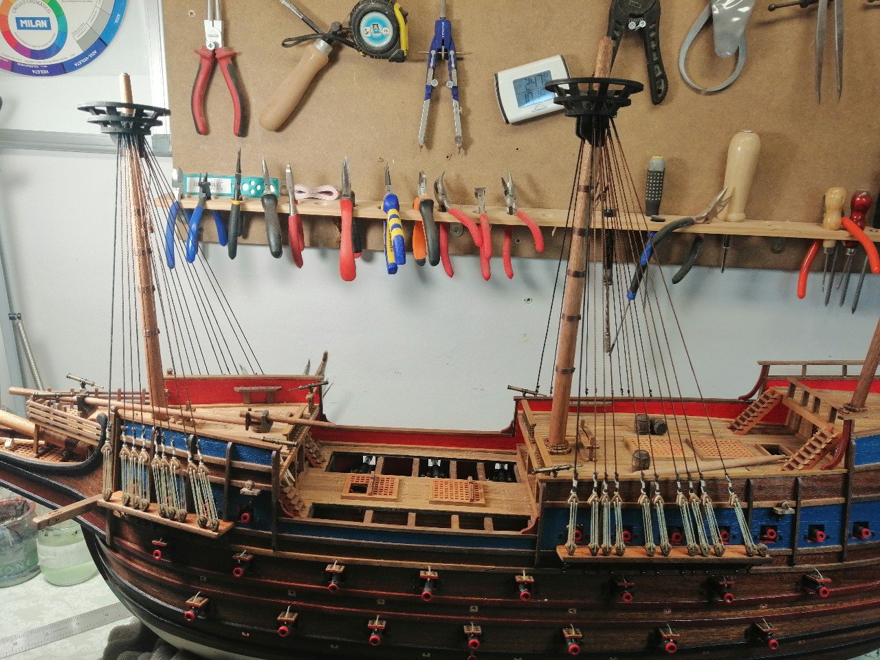 Re: Kit Altaya ,Galeón San Martín por Antonio