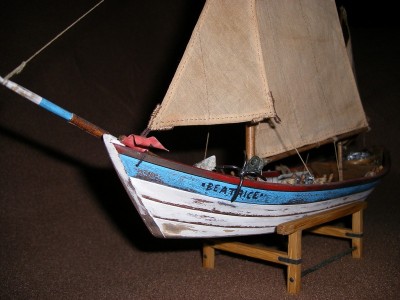 Le puse este nombre, por mi mujer, y porque la barca es Francesa