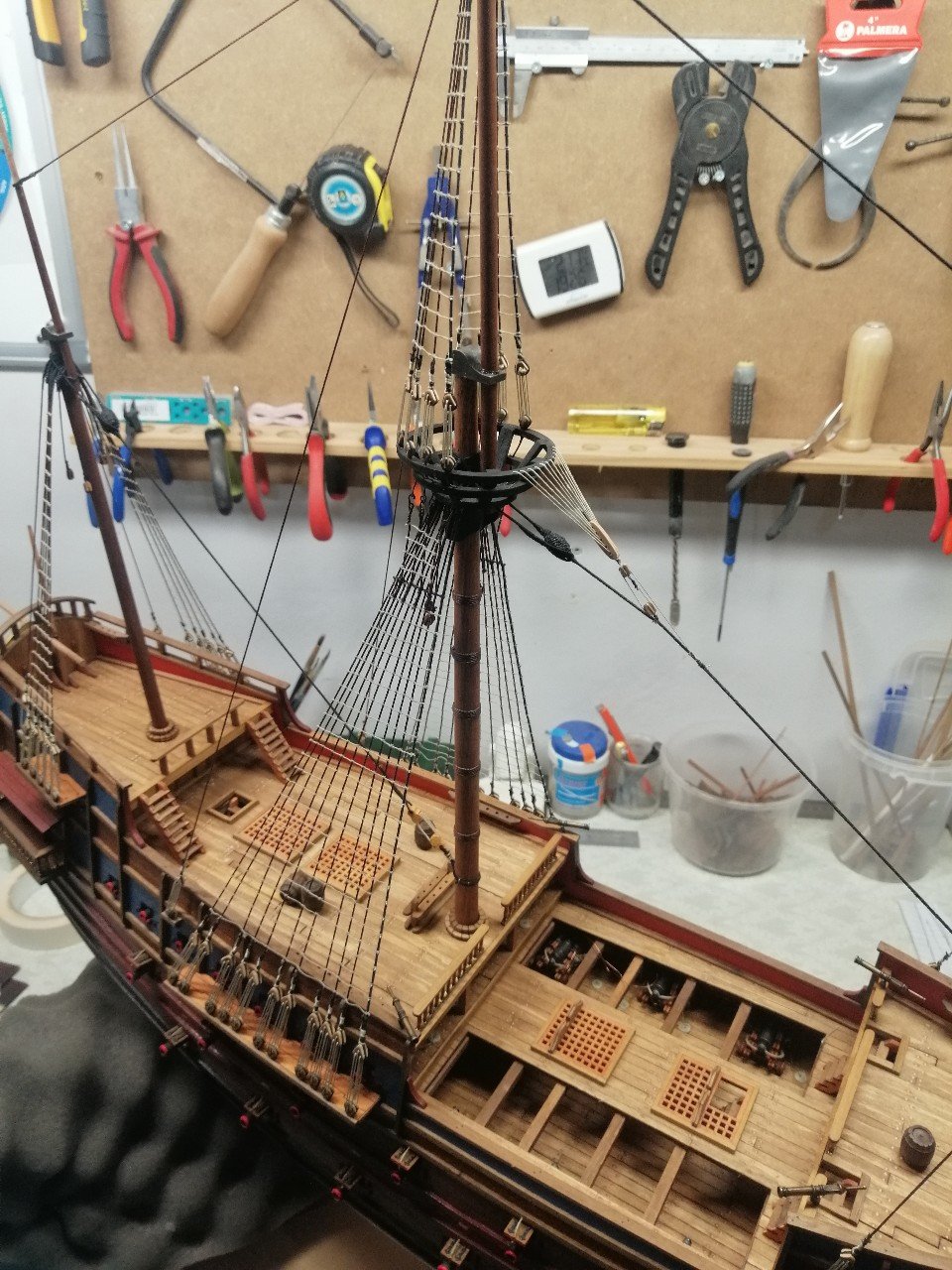 Re: Kit Altaya ,Galeón San Martín por Antonio