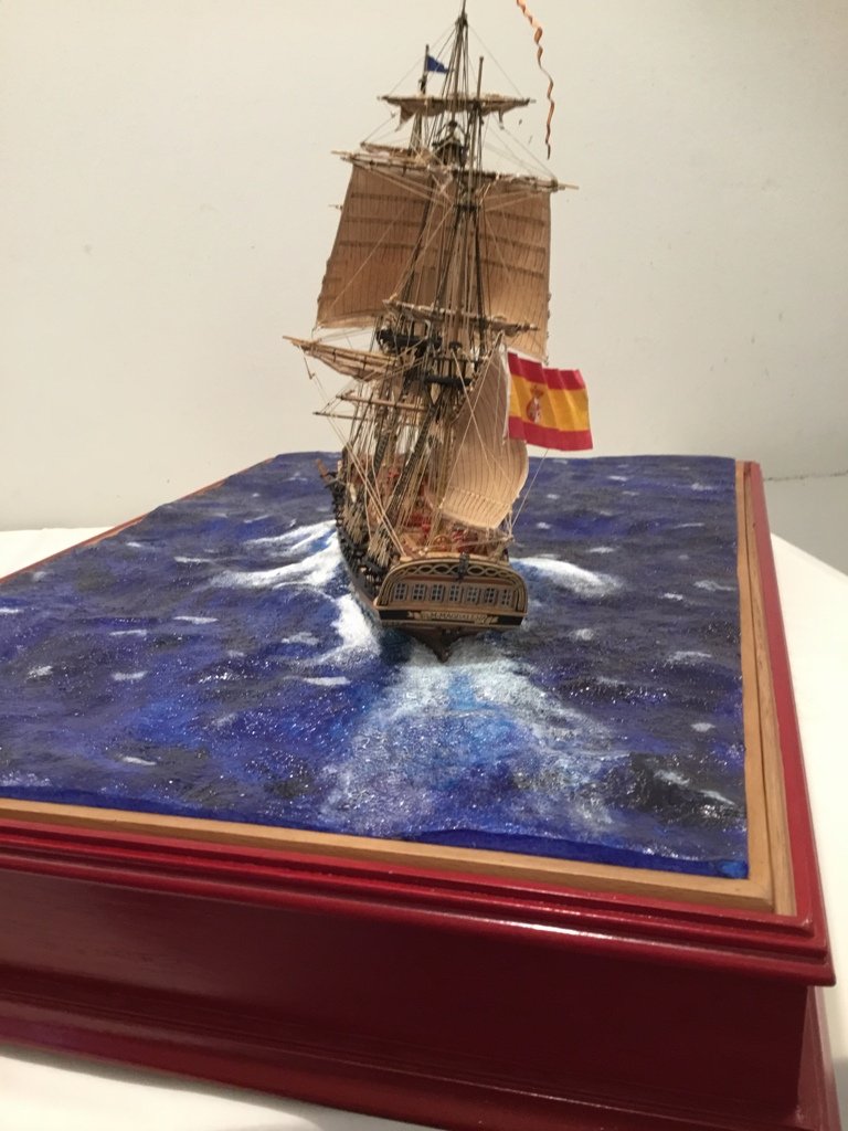 Miniatura de fragata Magdalena 1773