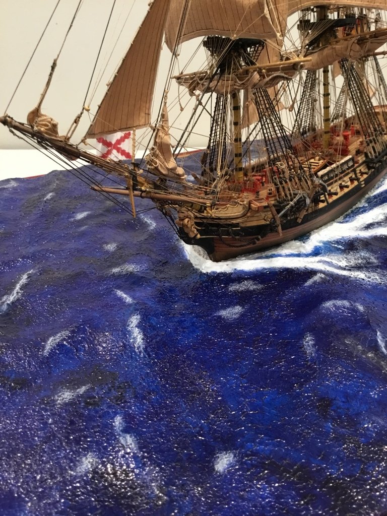 Miniatura de fragata Magdalena 1773
