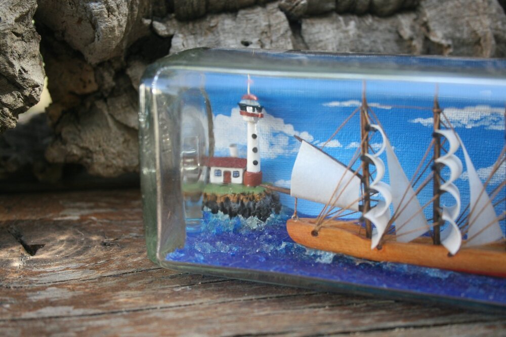 Mi primer barco en una botella, parte final.