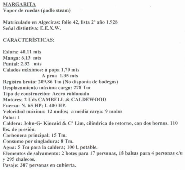 Re: Proyecto MARGARITA: Parte II