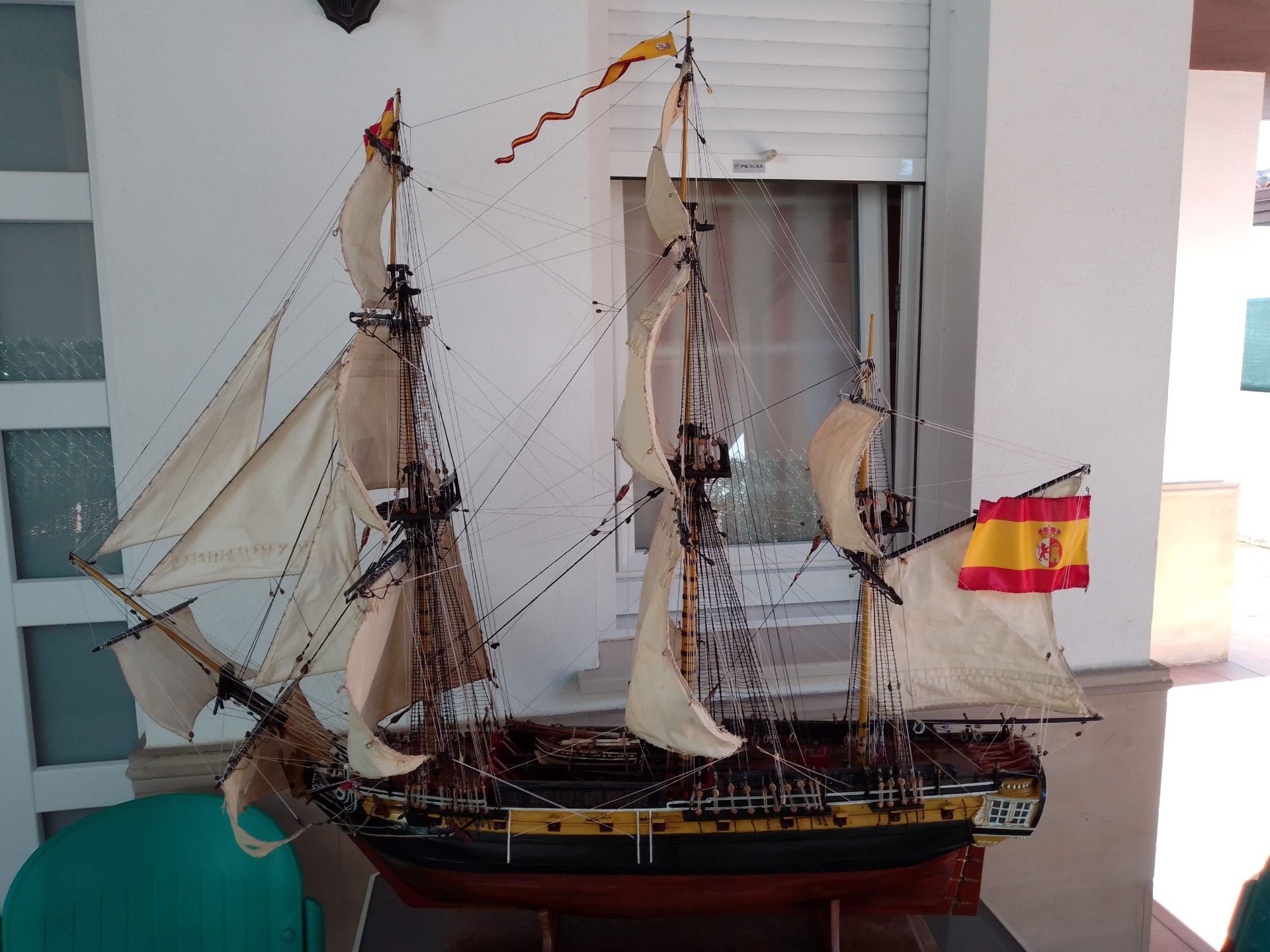 Re: fragata siglo XVIII sistema J.J.