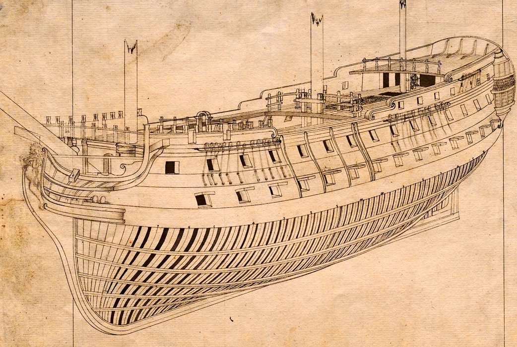 Dibujo del museo naval de madrid