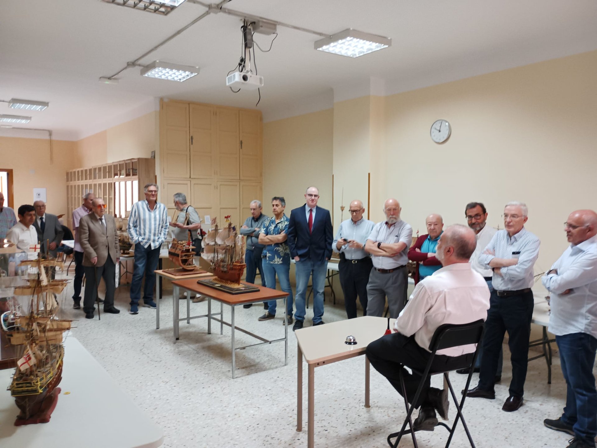 Ramon Olivenza preparando la apertura del Congreso