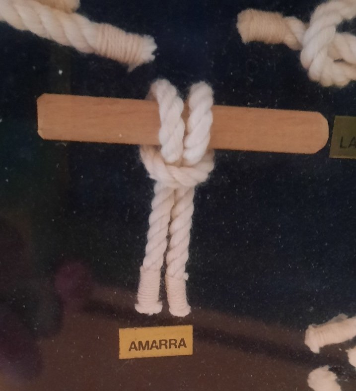 EN UN CUADRO DE NUDOS QUE TENGO APARECE CON ESE NOMBRE, NO SE SI ES CORRECTO. DARLE LA VUELTA Y ES EL DE LA DRIZA.