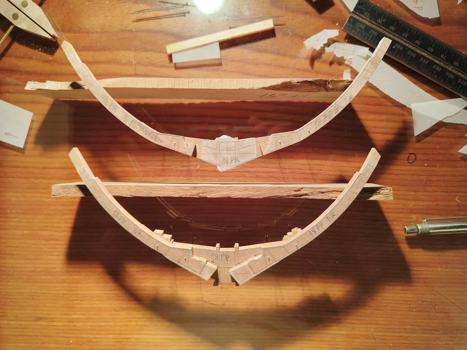 Re: Construcción de la Capitana de 1688 según el estudio del facs. y trans. E:1/60