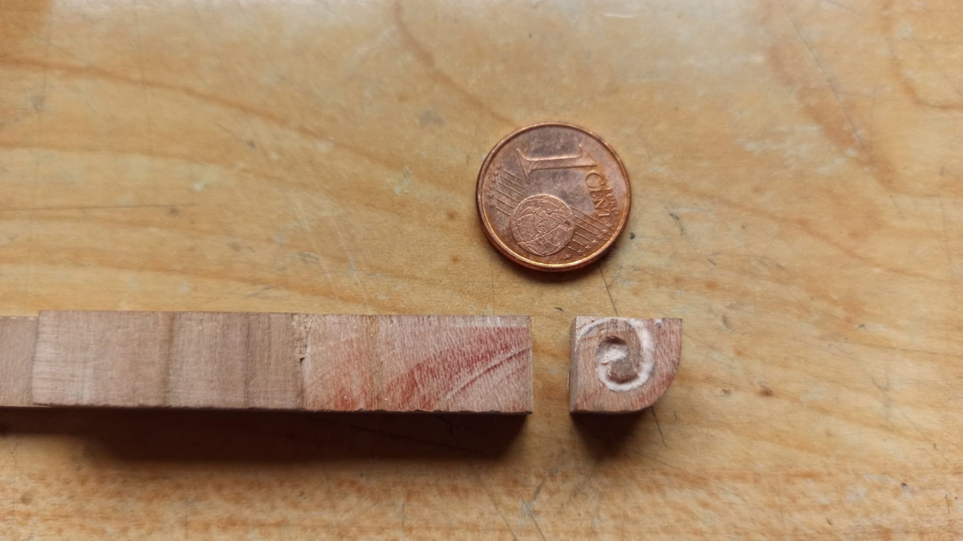 Esto lo hice con madera de cerezo que tenia de esa medida