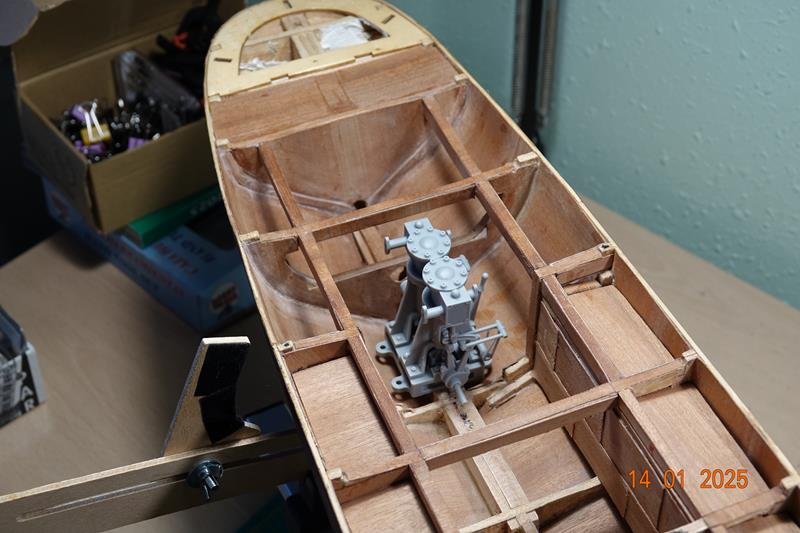 Maquina de dos cilindros que llevaba en remolcador.