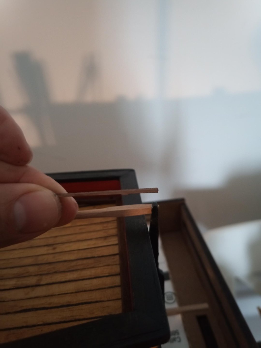 Aquí la diferencia entre el del kit y el fabricado