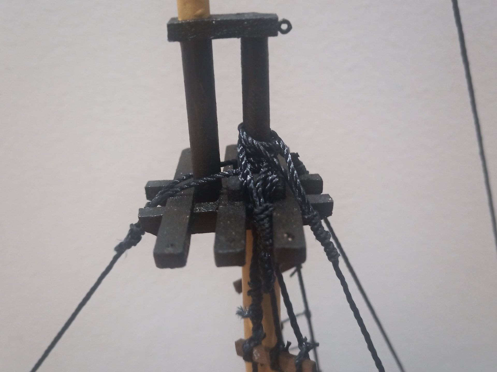 Detalle de las jarcias