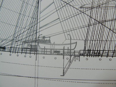 Estos son planos del Champigny, tambien de finales del XIX. Se aprecia muy bien la disposición de la escala y su configuración