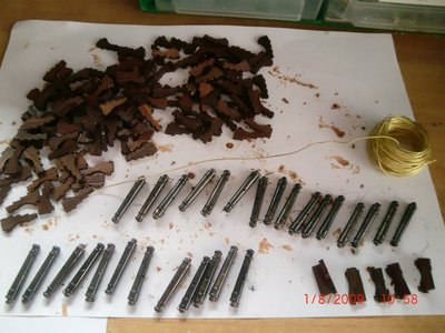 Conjunto de cureñas y cañones de 24 libras