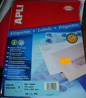 Este es el papel que utilizo para tapas