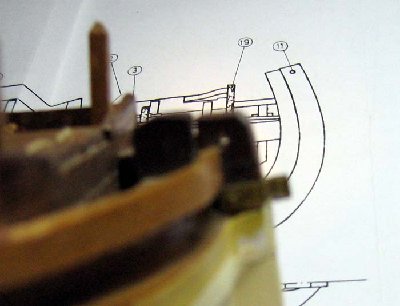 Se ve la diferencia de acabado de la roda, comparándolo con el dibujo