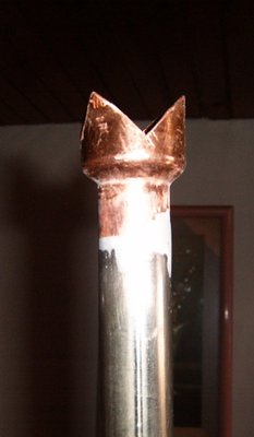 aplique la primera mano, y lije y luego la segunda mano de macilla.