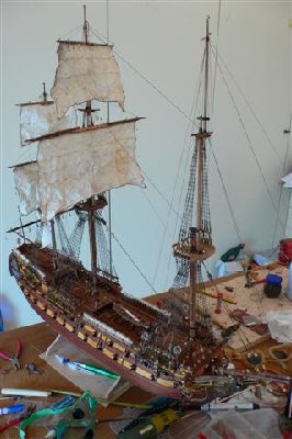 poniendo velas al barco...