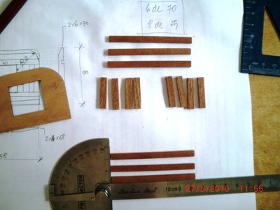 Tablas cortadas a su medida y preparadas para su ensamblaje