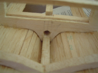 detalle de la perforacion para la bocina