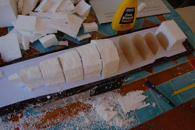 Colocacion Tacos de Porexpan