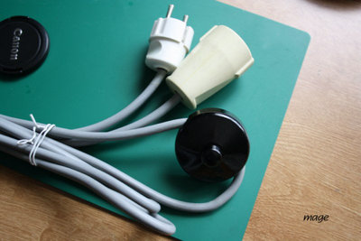 Prolongador con interruptor de pie