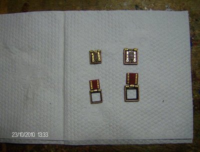 He decidido pintar todas las puertas de troneras de las cuales pongo las muestras.