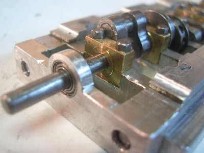 Detalle del rodamiento del cigüeñal